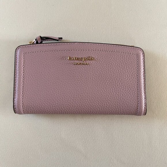 NWT kate spade Knott Zip Slim Wallet - Picture 1 of 6